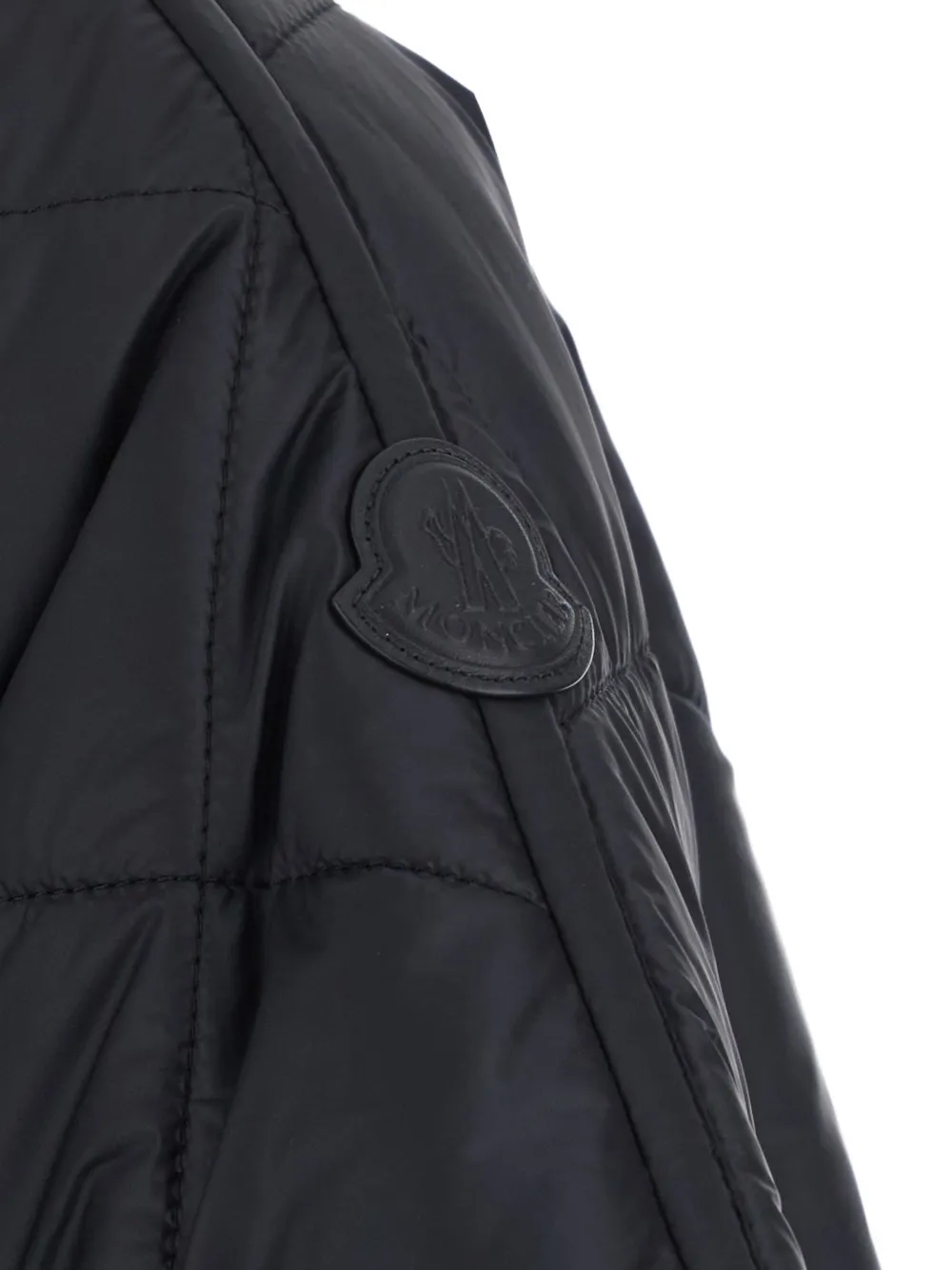 Moncler Omkeerbare cape met capuchon Zwart