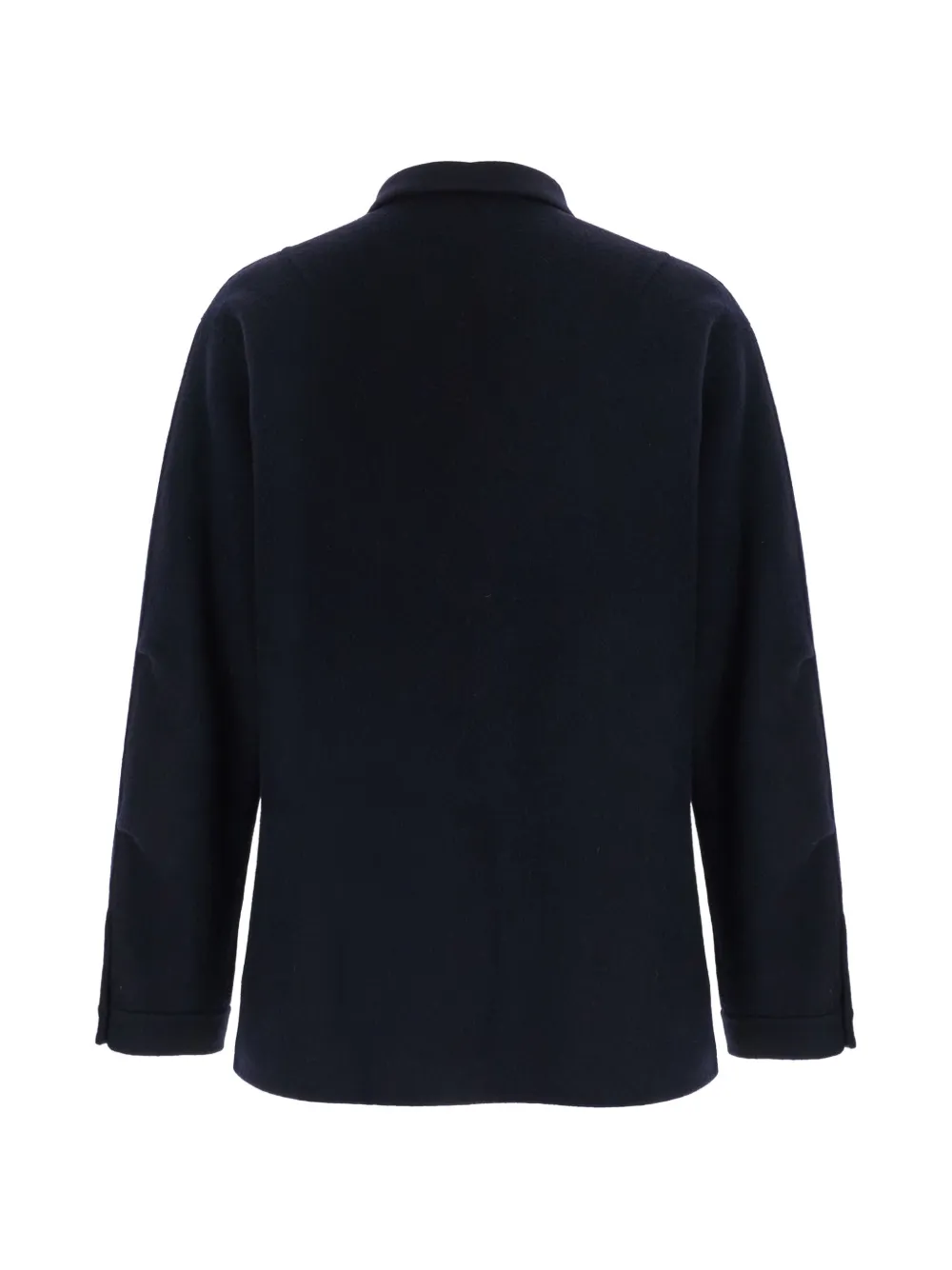 Emporio Armani Shirtjack met geborduurd logo Blauw