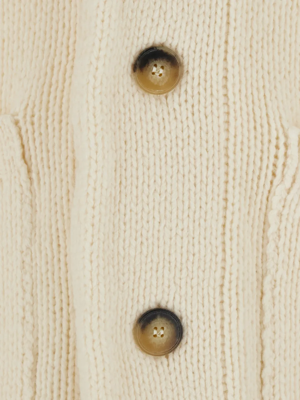 Kangra Vest met sjaalkraag Wit