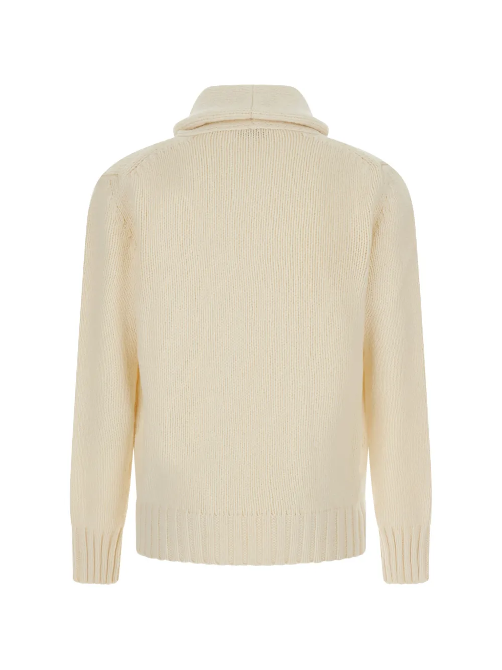 Kangra Vest met sjaalkraag Wit