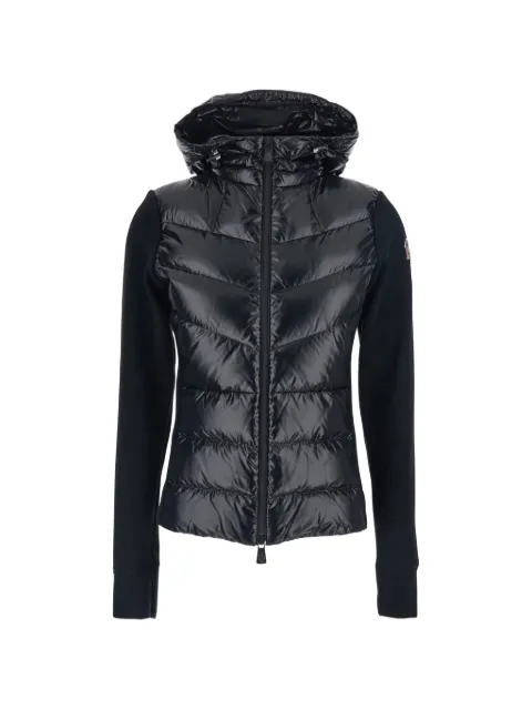 Moncler Grenoble quilted logo-detail hoodie
