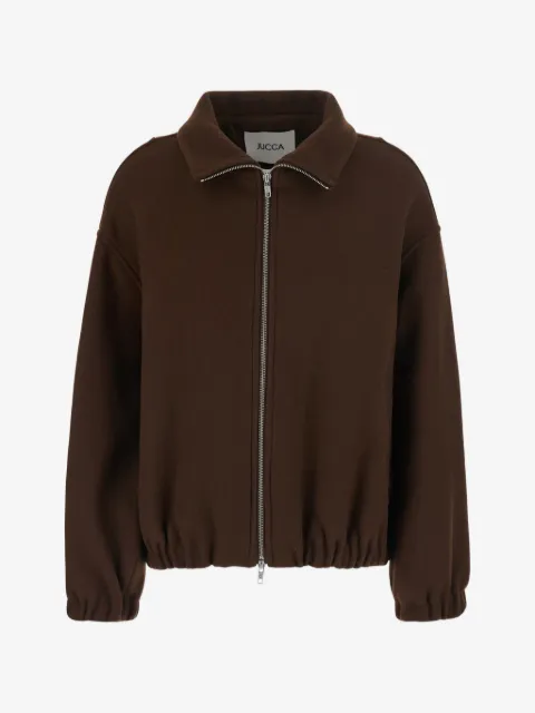 Jucca zip-fastening long-sleeve jacket