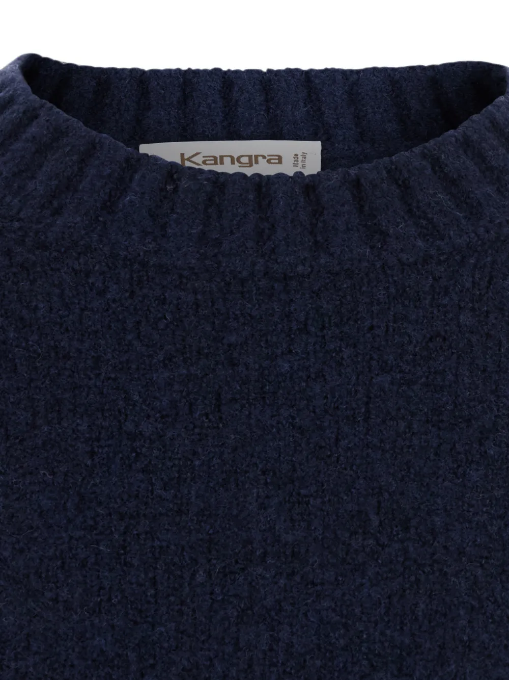 Kangra Trui met geribbelde afwerking Blauw