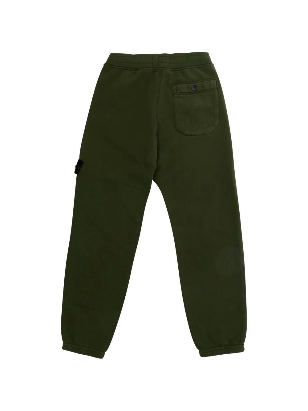 Stone Island Junior Trainingsbroek met logopatch Groen