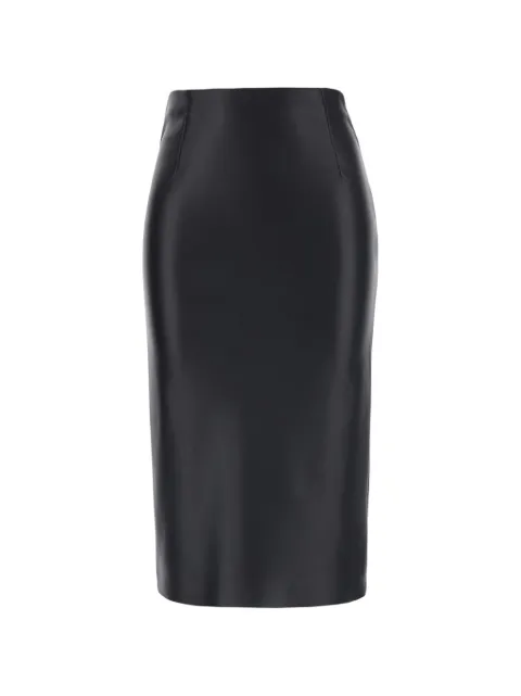 Jucca concealed-fastening rear-slit midi skirt