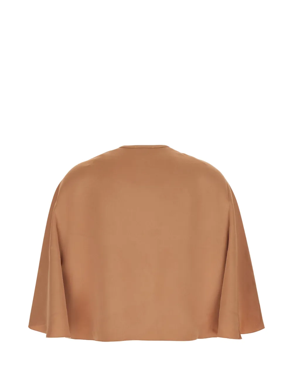 Forte Cape met satijnen afwerking Beige