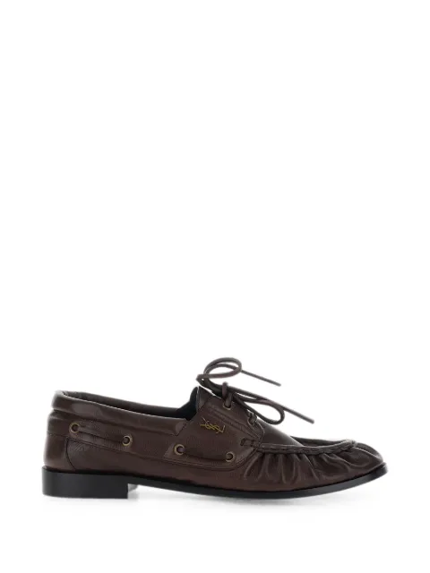Saint Laurent Le Loafers Bateau in smooth leather