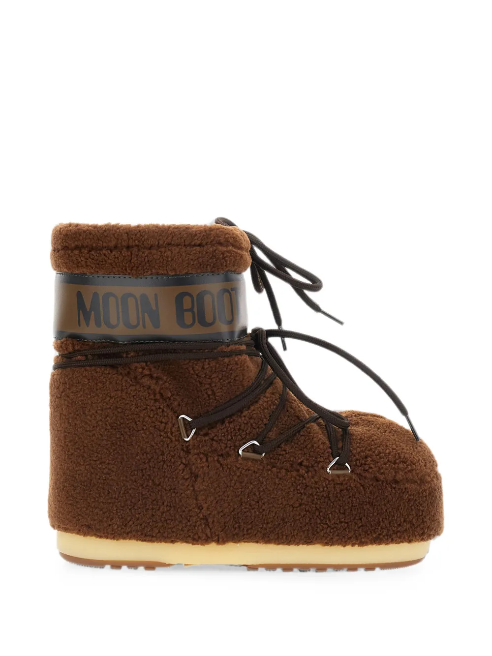 Moon Boot Icon Low shearling-effect boots | 褐色 | Image 1