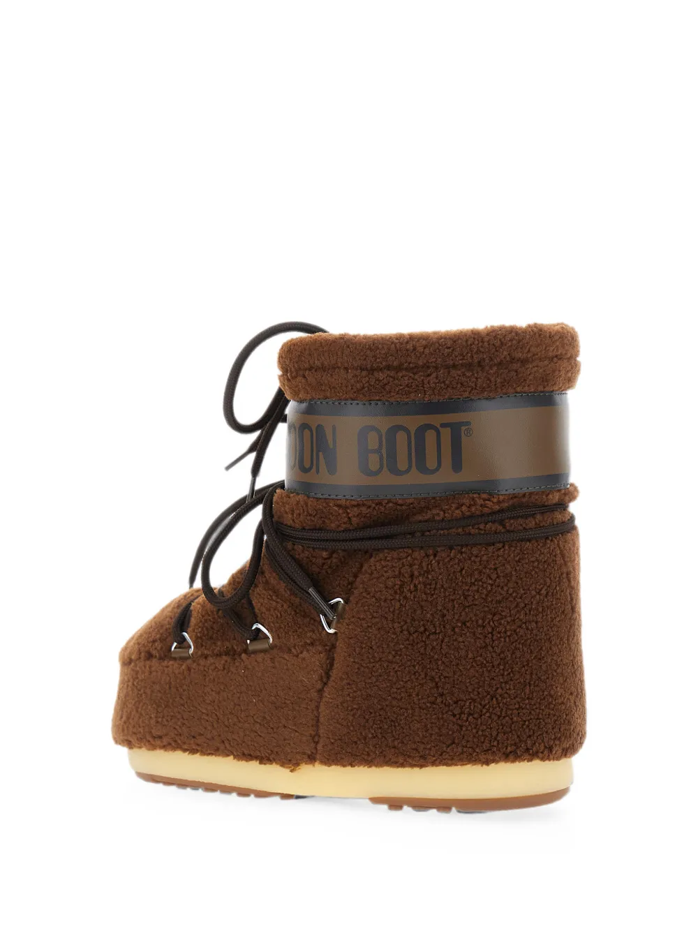 Moon Boot Icon Low shearling-effect boots Bruin