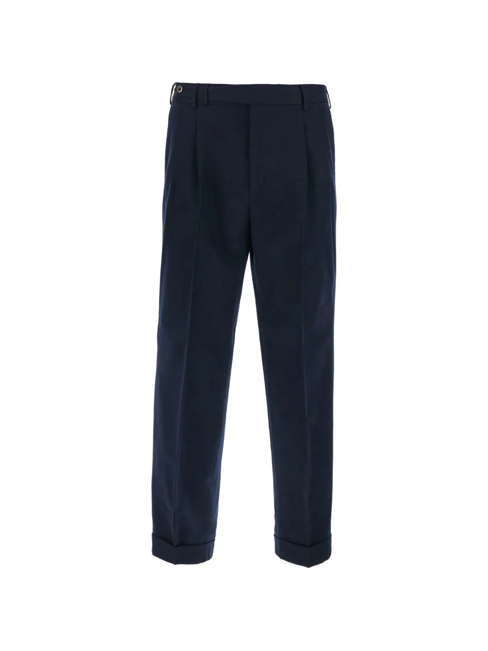 PT Torino pleated turn-up trousers - Blu