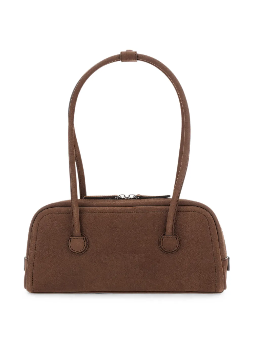Marge Sherwood nubuck leather shoulder bag - Marrone