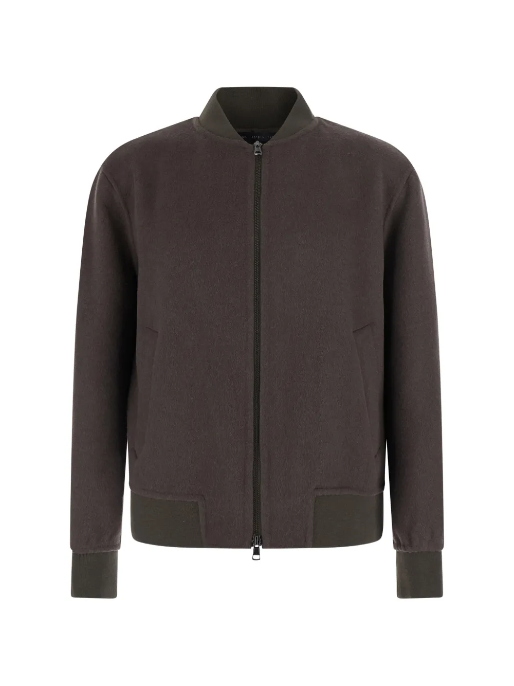 Low Brand zip-up wool bomber jacket - Grau