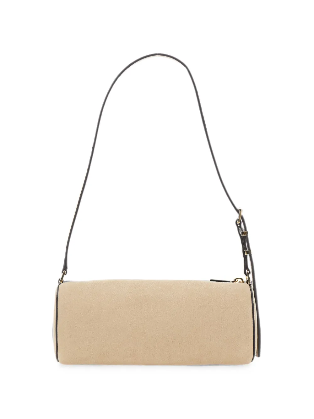 Michael Kors Izzy logo-plaque leather shoulder bag Beige