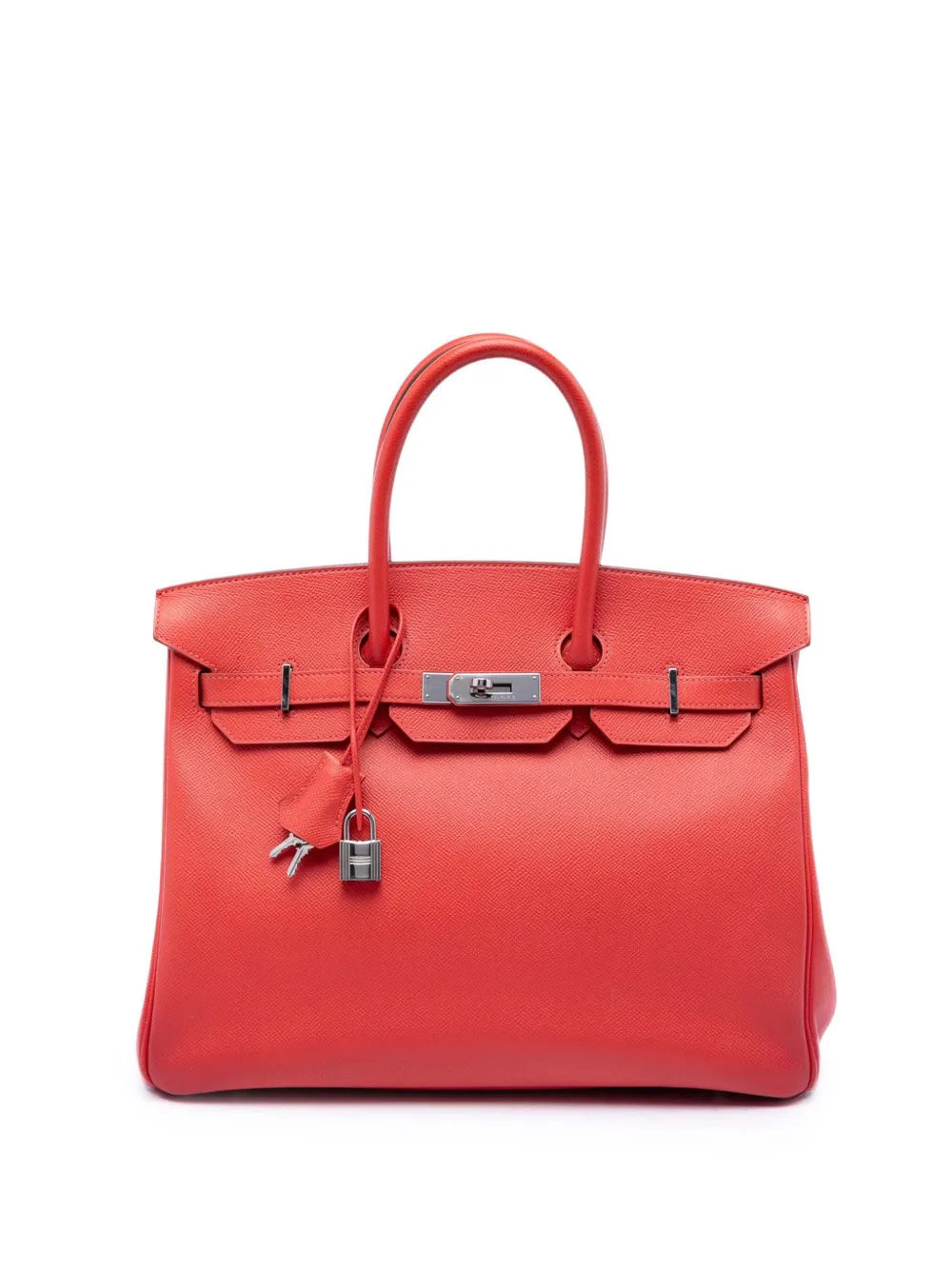 Hermès Pre-Owned 1997-2014 Epsom Birkin Retourne 35 handbag - Rosso