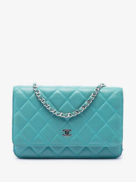 CHANEL Pre-Owned 2015-2016 CC Quilted Lambskin Wallet On Chain crossbody bag