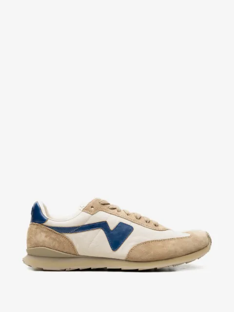 visvim FKT Runner panelled suede-trim sneakers