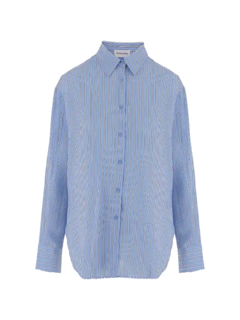 The Frankie Shop Peri striped long-sleeve shirt