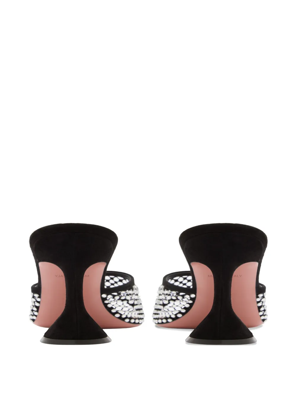 Amina Muaddi Lupita crystal-embellished sandals Zwart