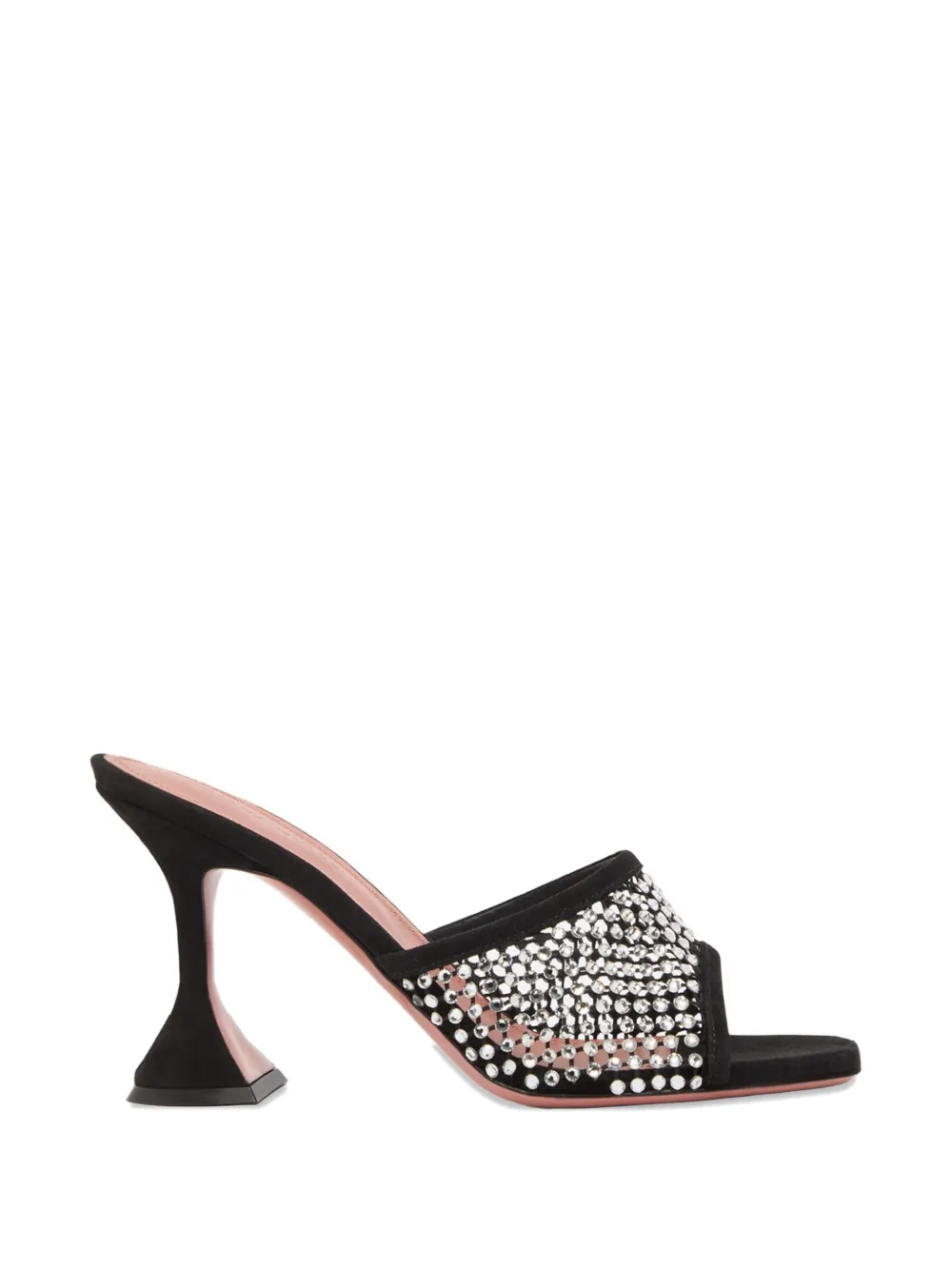 Amina Muaddi Lupita crystal-embellished sandals Zwart
