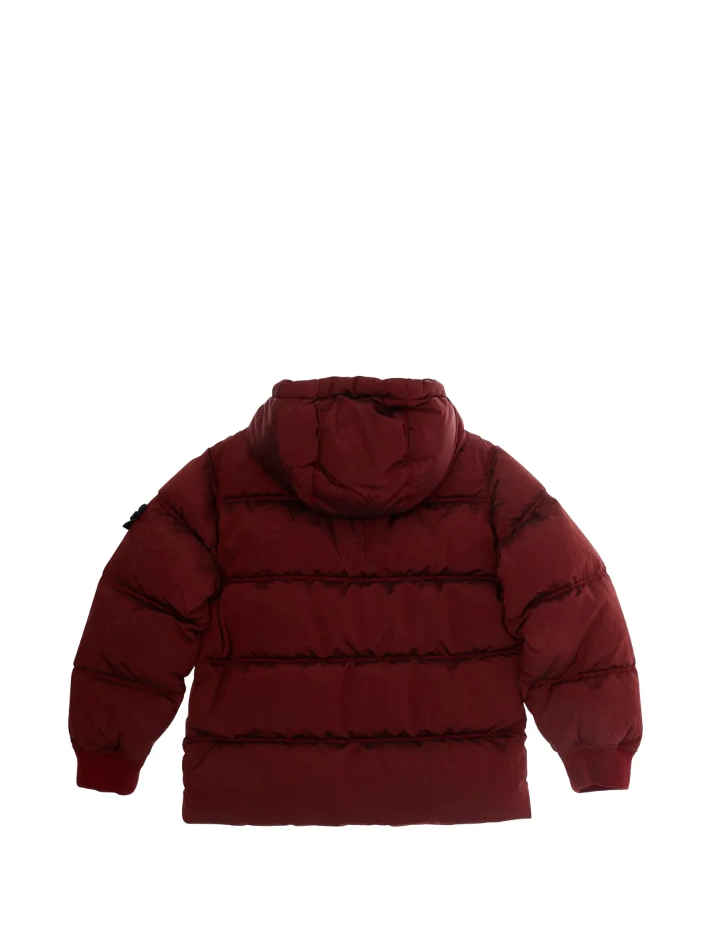 Stone Island Junior Jas met logopatch Rood
