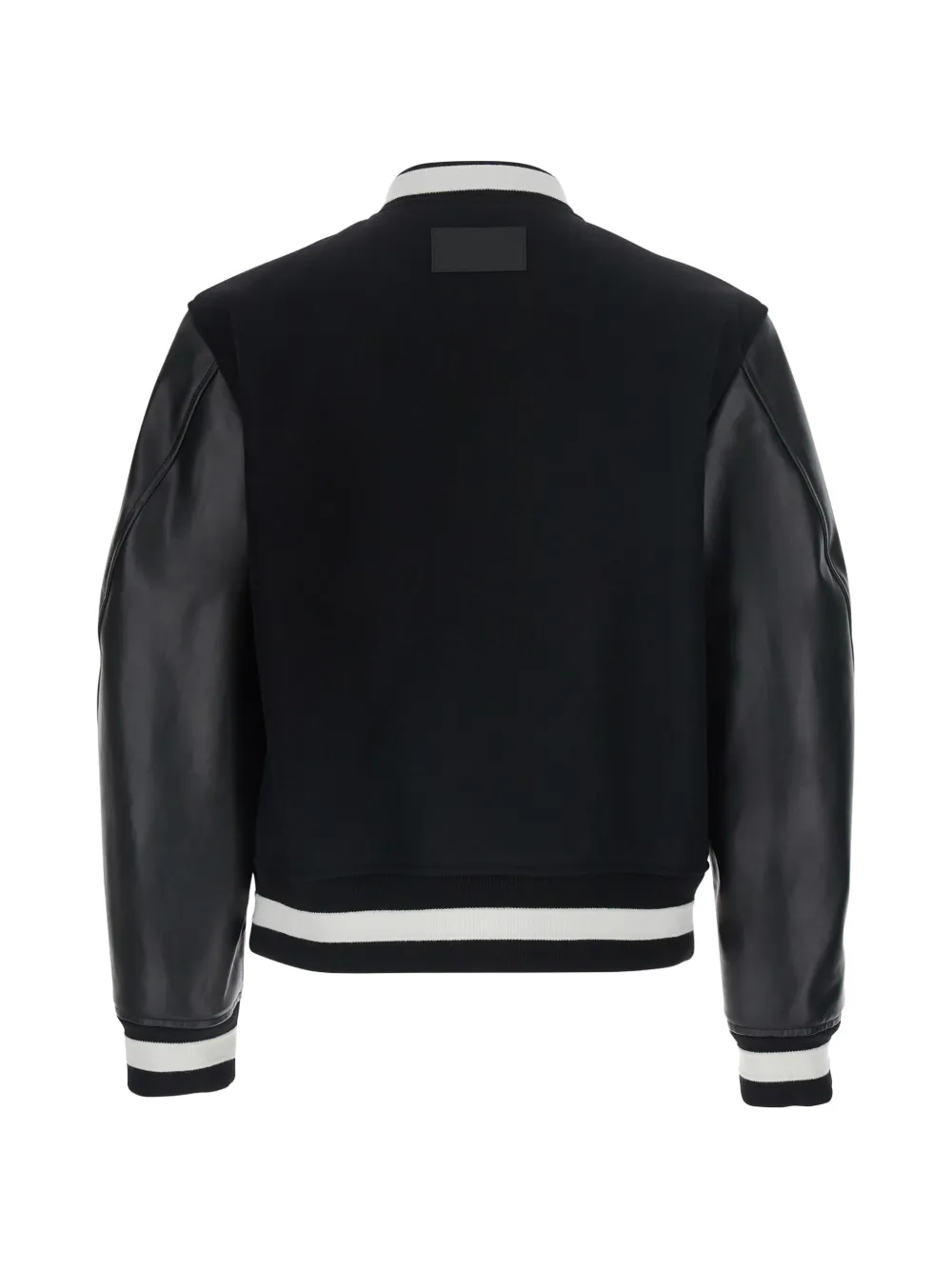  Givenchy Bomber Con Maniche In Pelle - Nero 
