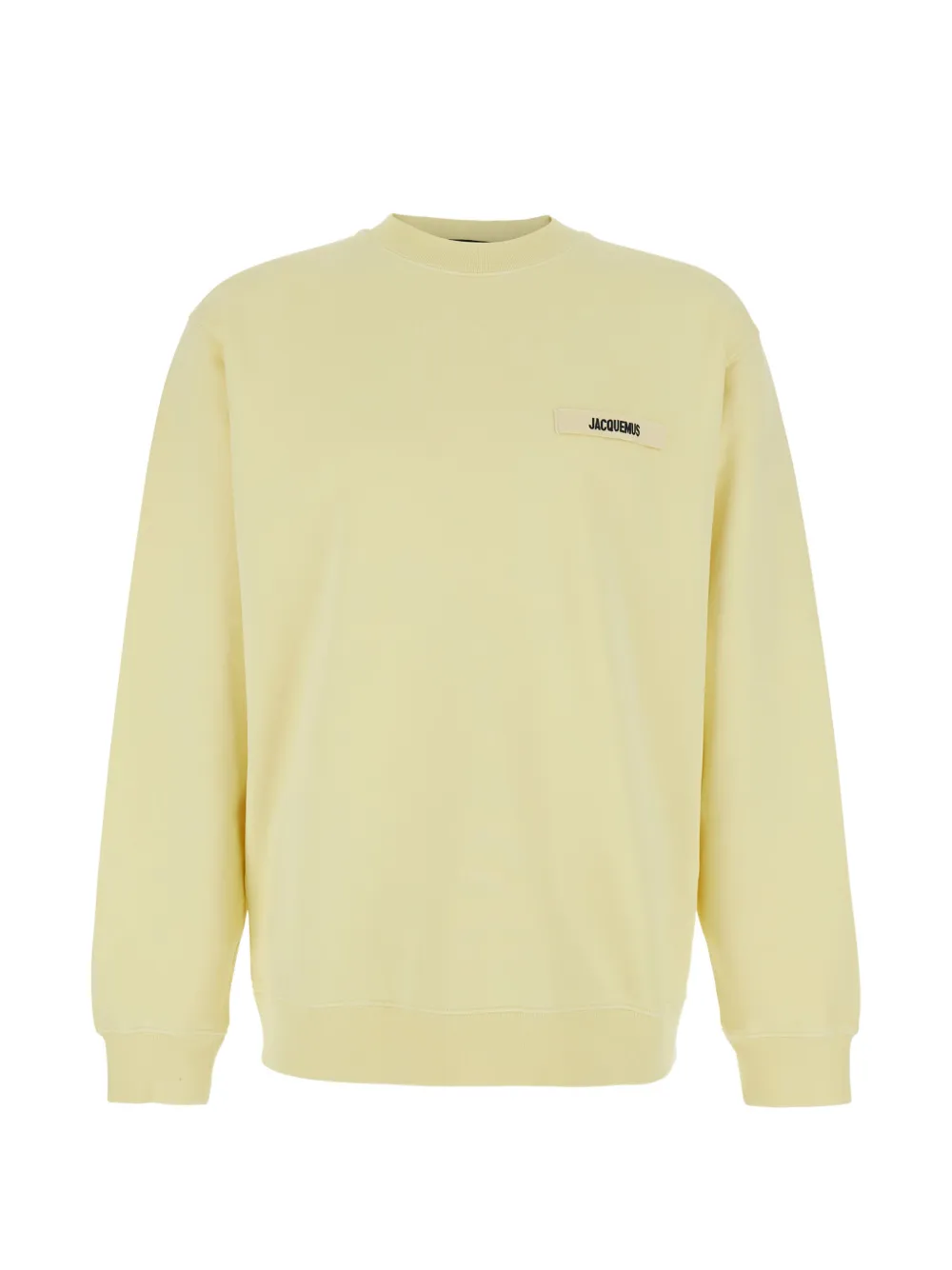 Jacquemus The Gros logo-patch sweatshirt - Giallo