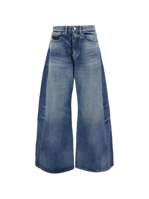 ICON DENIM faded wide-leg jeans