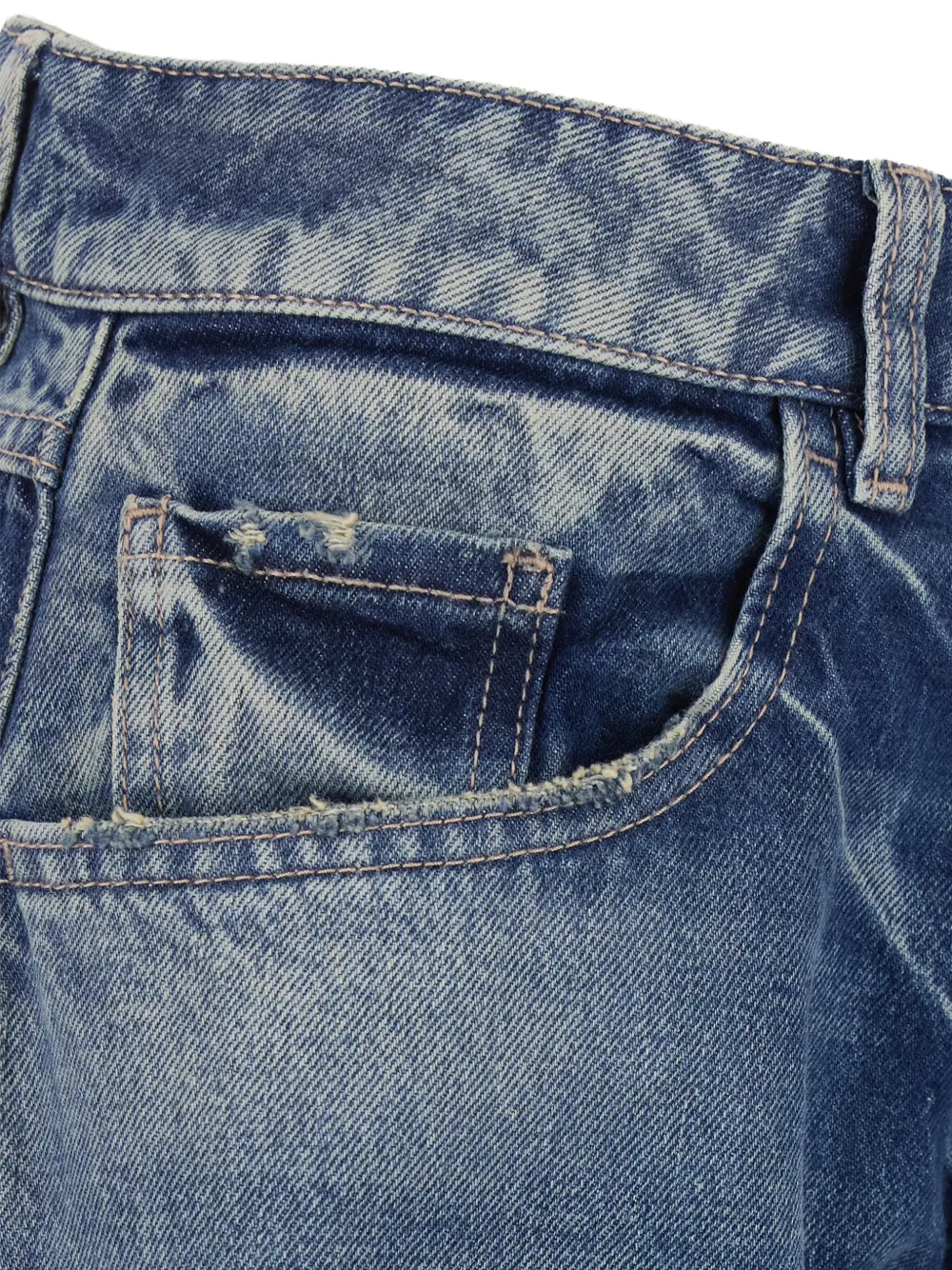 ICON DENIM Jeans met wijde pijpen Blauw