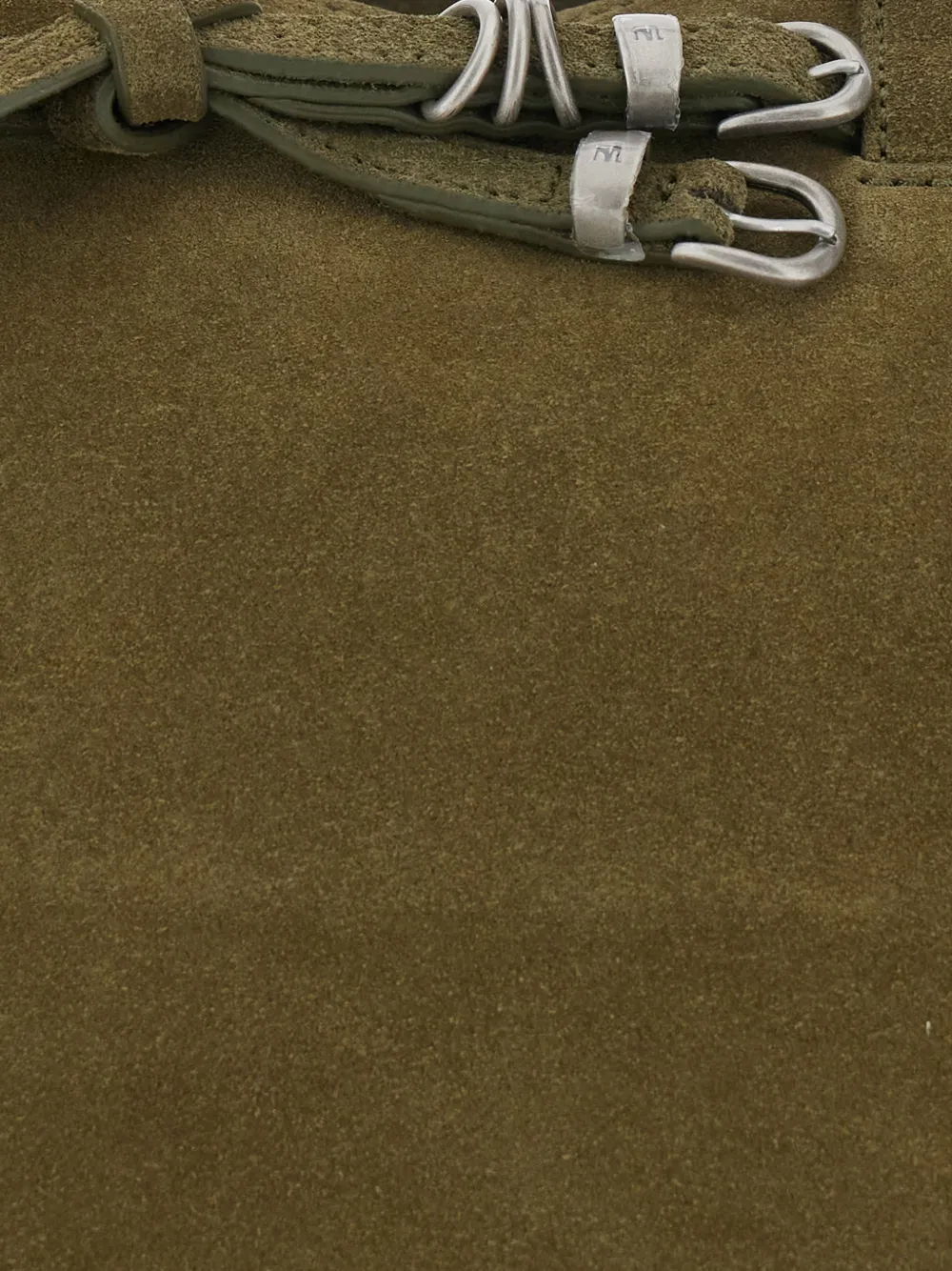Marge Sherwood Schoudertas met gespdetail Groen