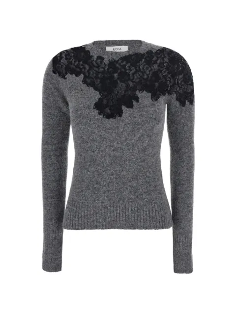 Jucca lace-trimmed sweater
