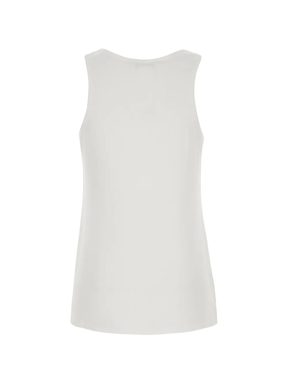 Max Mara Pavido tanktop met geborduurd logo Wit