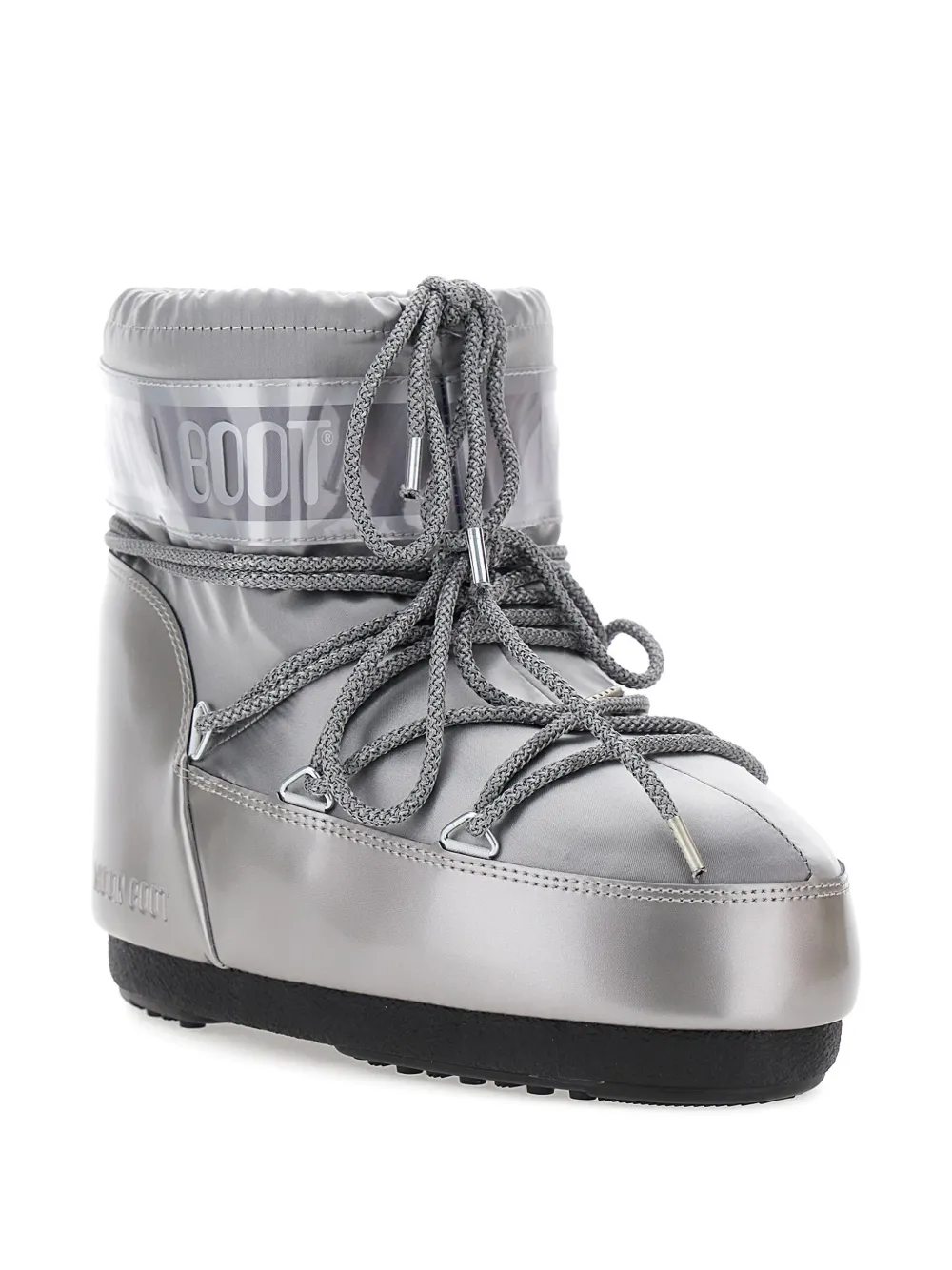 Moon Boot Kids Stivaletti con logo - Argento