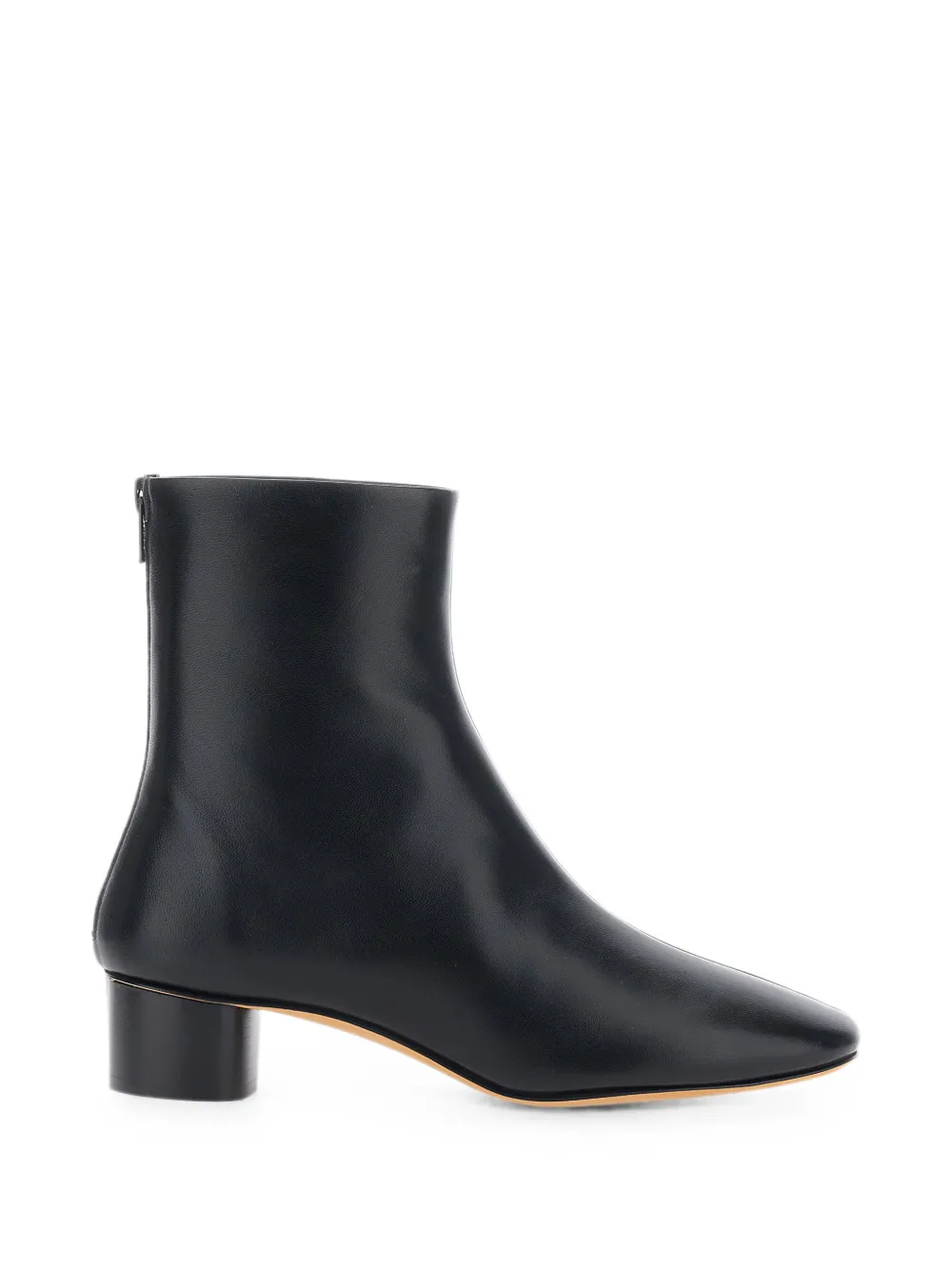 Le Monde Beryl Carole Luna rear-zip ankle boots Zwart