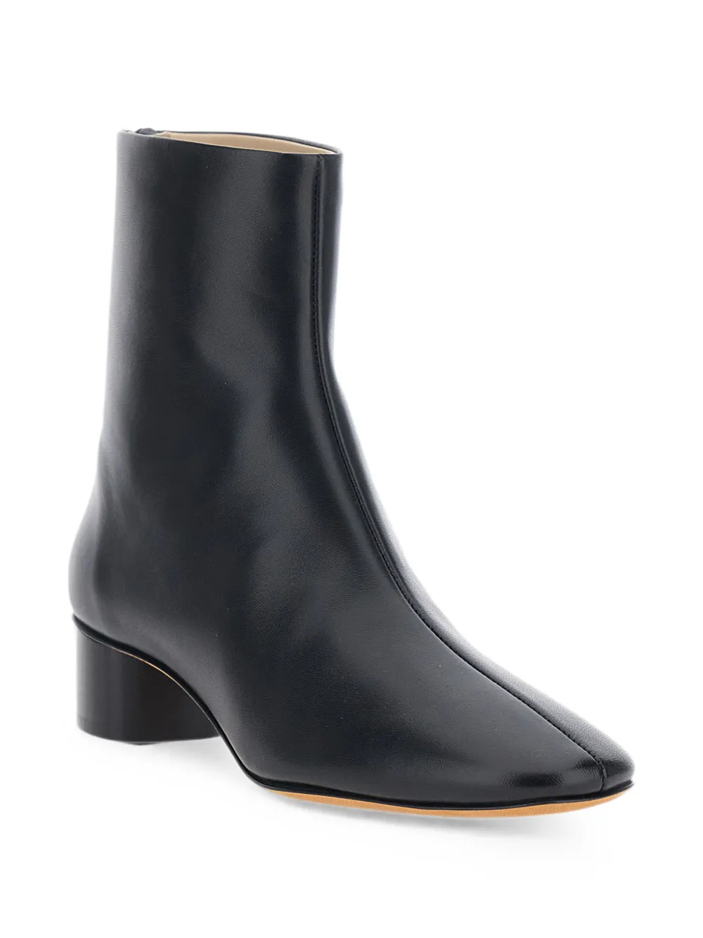 Le Monde Beryl Carole Luna rear-zip ankle boots Zwart