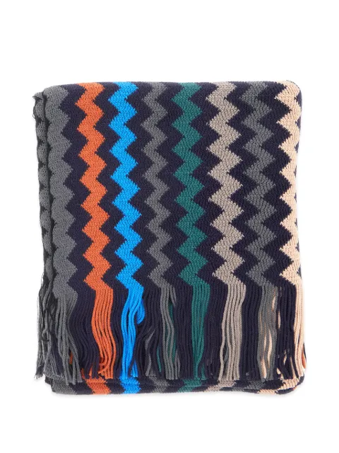 Missoni zigzag-knit scarf