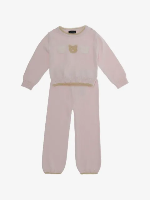 Monnalisa sæt med sweater og bukser med bamsetryk