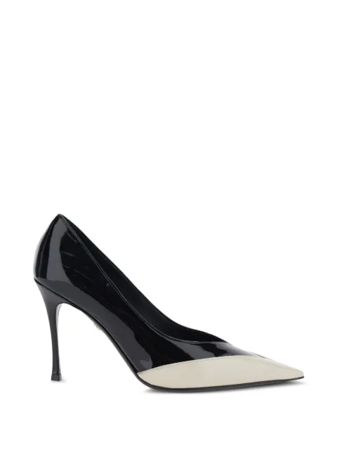 Ferragamo two-tone pointed-toe pumps