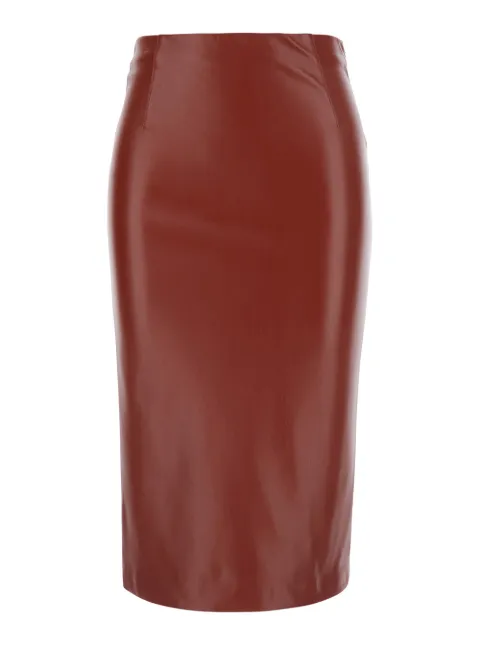 Jucca concealed-fastening midi skirt