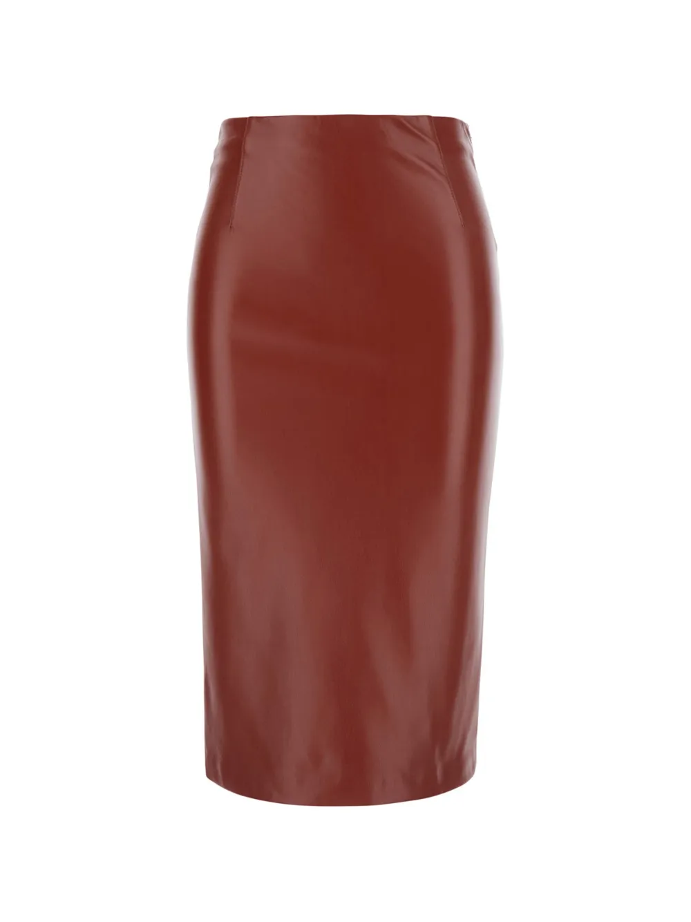 Jucca concealed-fastening midi skirt - Rosso