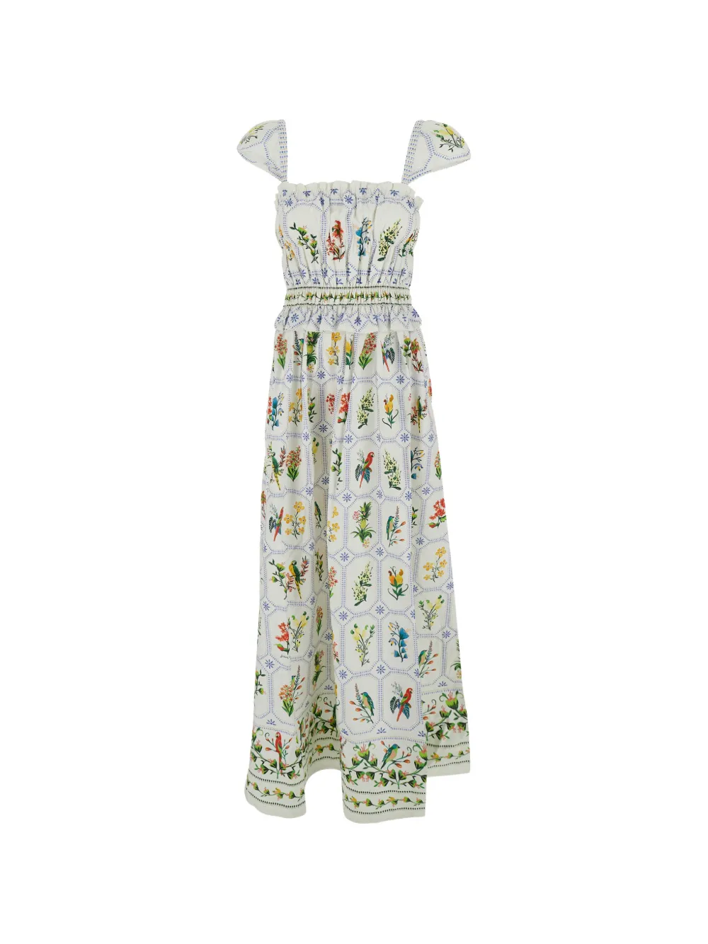 FARM Rio Tropical Porcelain maxi dress - White