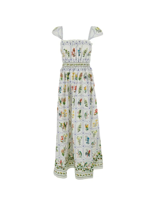farm rio white maxi dress White Natureza Maxi Dress  FARM Rio