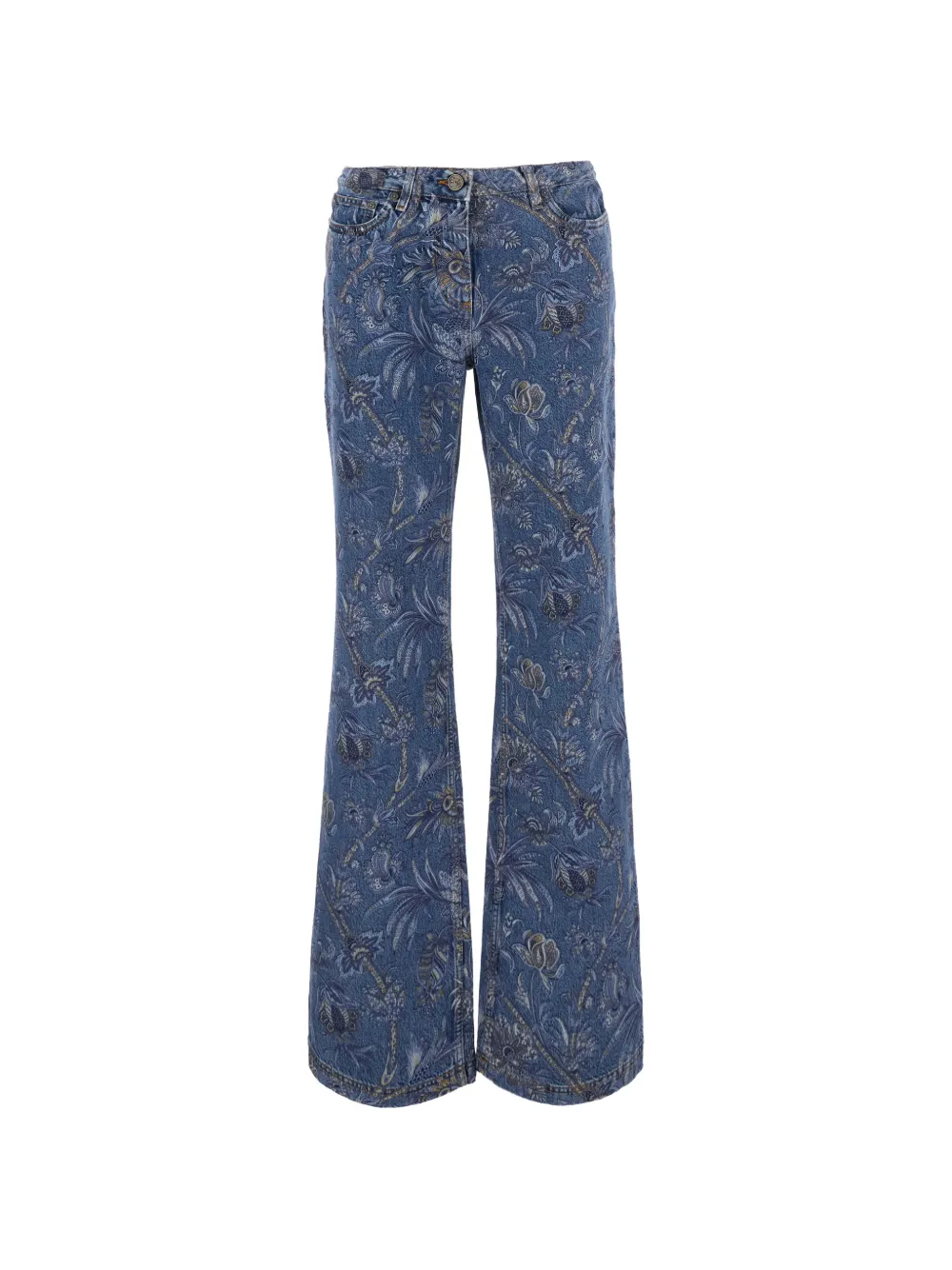 ETRO Jeans a fiori - Blu