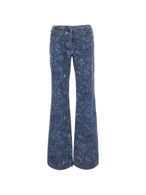 ETRO floral-print jeans