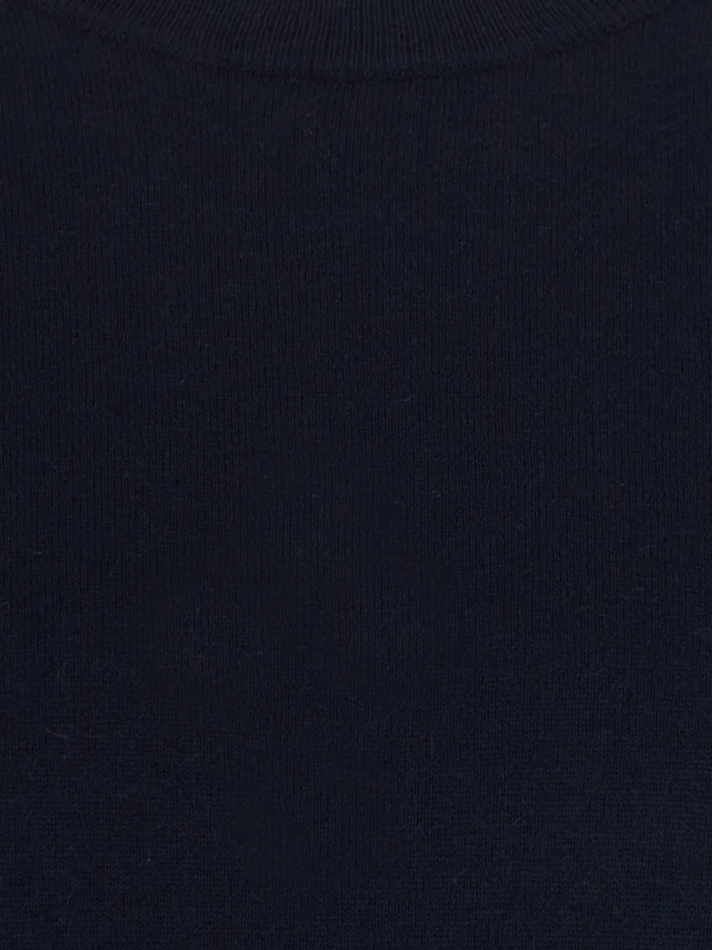 Kangra Trui met ronde hals en geribbelde afwerking Blauw