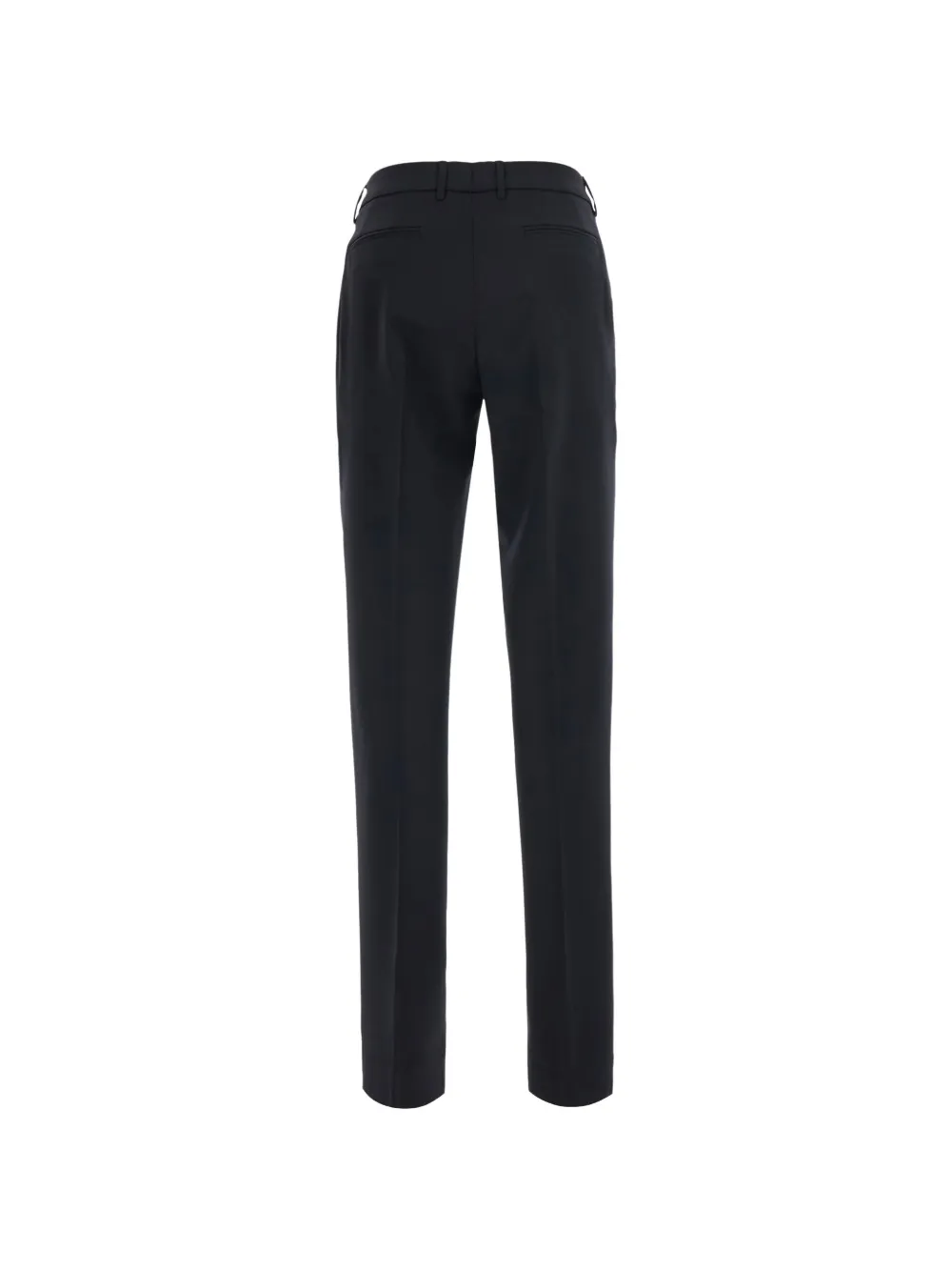 PT Torino London broek met geperste plooien en split Zwart