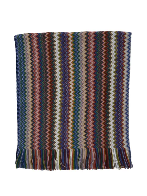 Missoni zig-zag fringed scarf