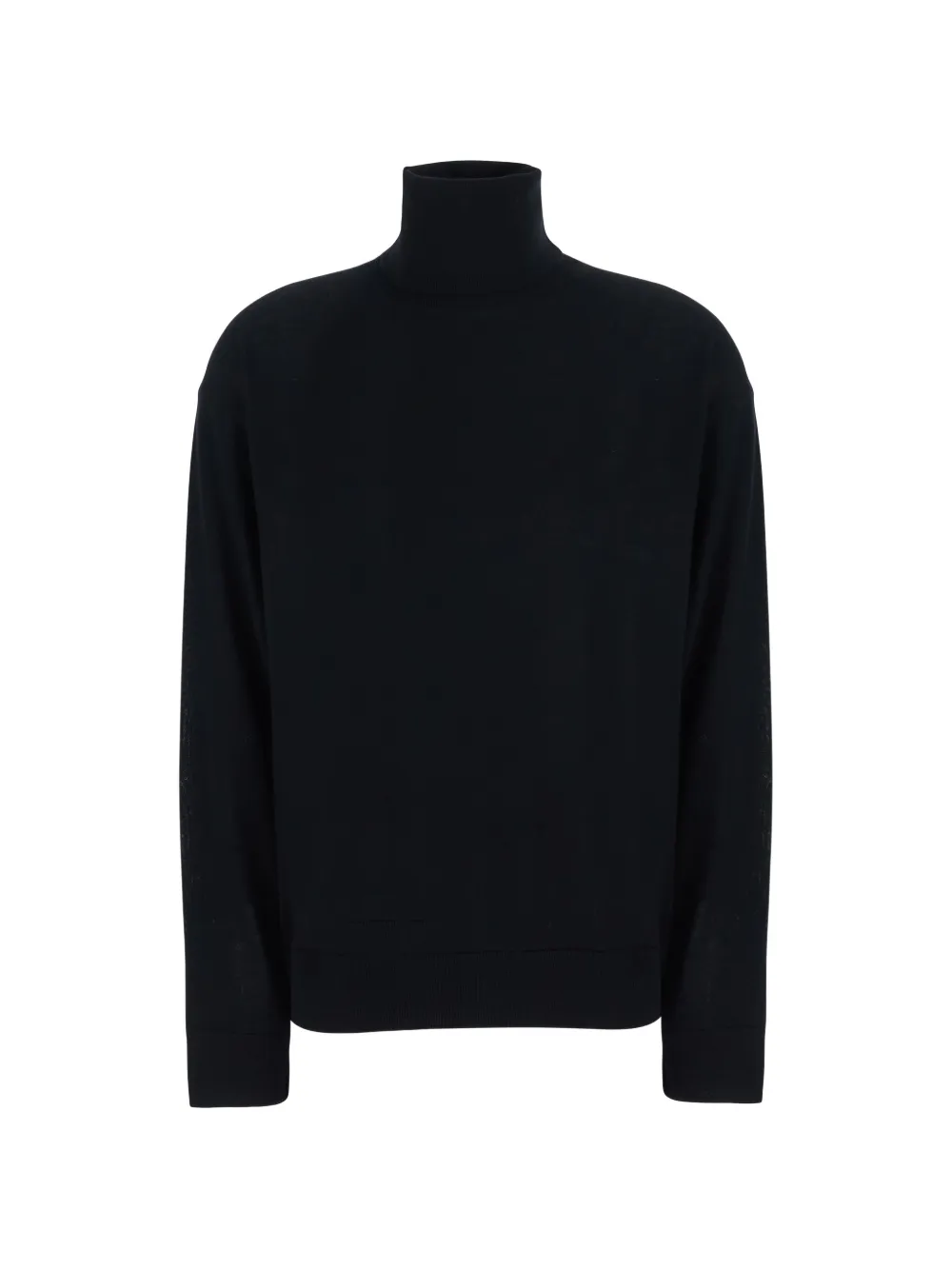 Semicouture Freda roll-neck wool sweater - Nero