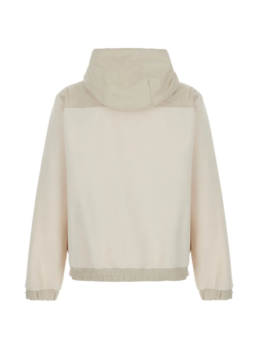 Moncler Grenoble Polartec panelled logo-patch jacket Beige