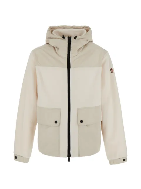 Moncler Grenoble Polartec® panelled logo-patch jacket
