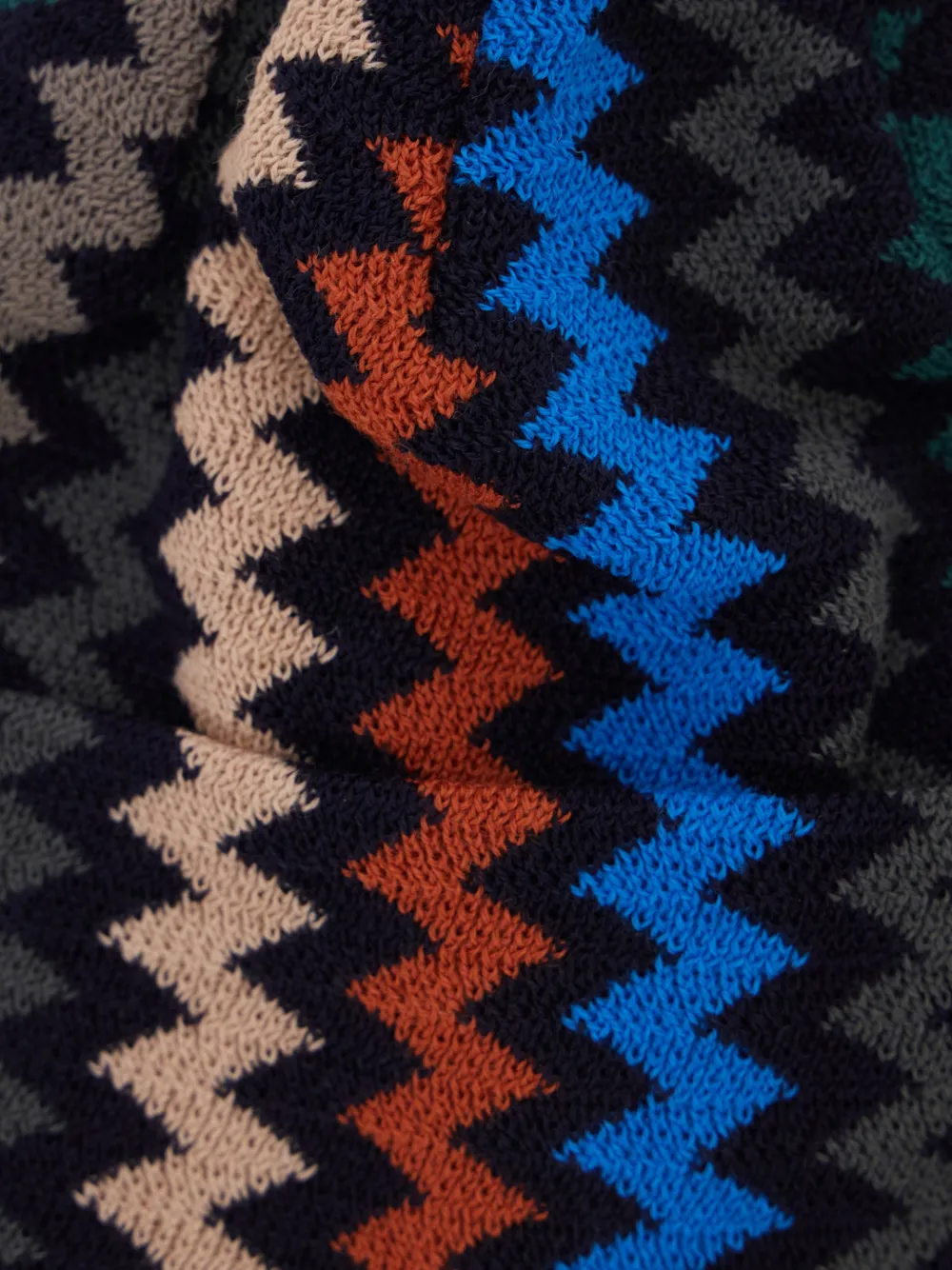 Missoni Muts met zigzag patroon Grijs